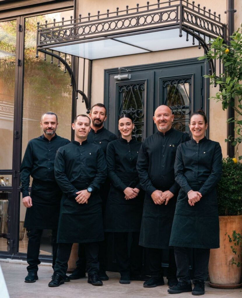 Spondi restaurant in Athen's staff
