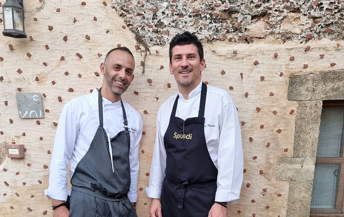 Arnaud Bignon executive Chef at Spondi restaurant in Athens